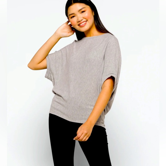 Snake skin print Michael stars dolman top one size - Picture 1 of 4